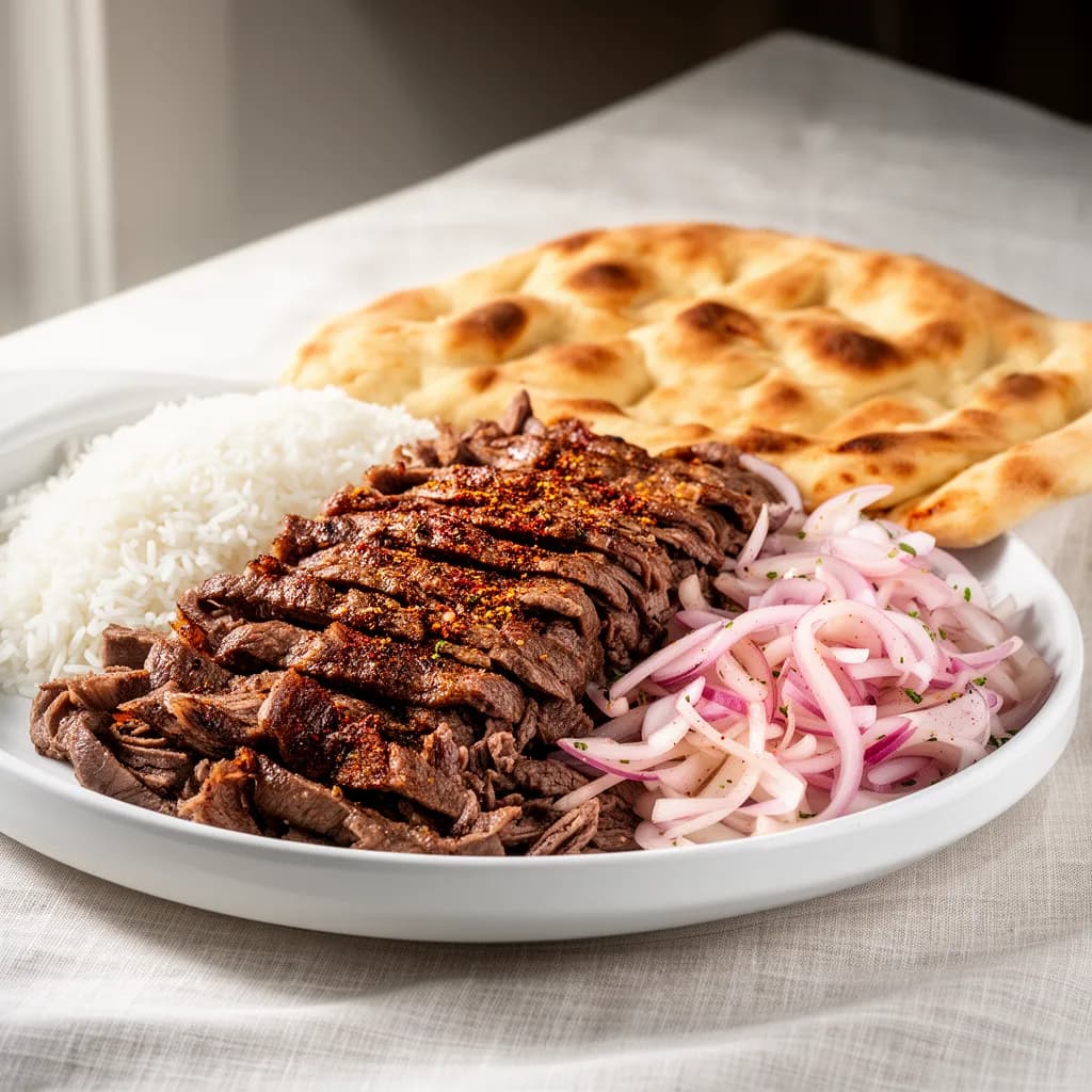 BEEF DONER PLATTER