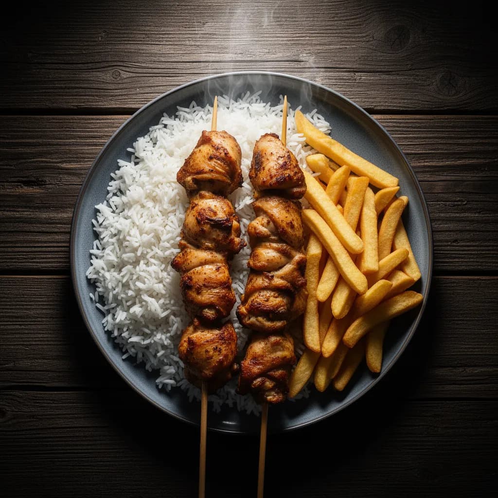 KIDS CHICKEN SHISH — restaurant-quality dish photo for an online ordering menu