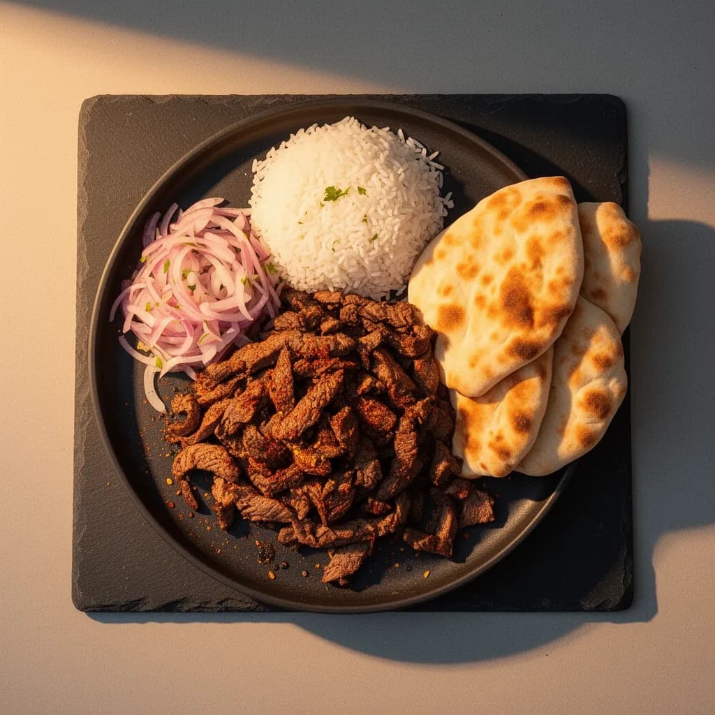 Beef Shawarma — restaurant-quality dish photo for an online ordering menu