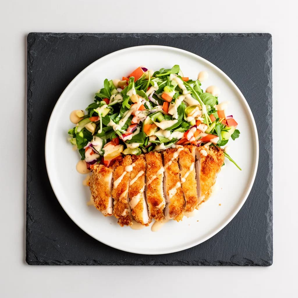 Crispy Chicken Salad Half