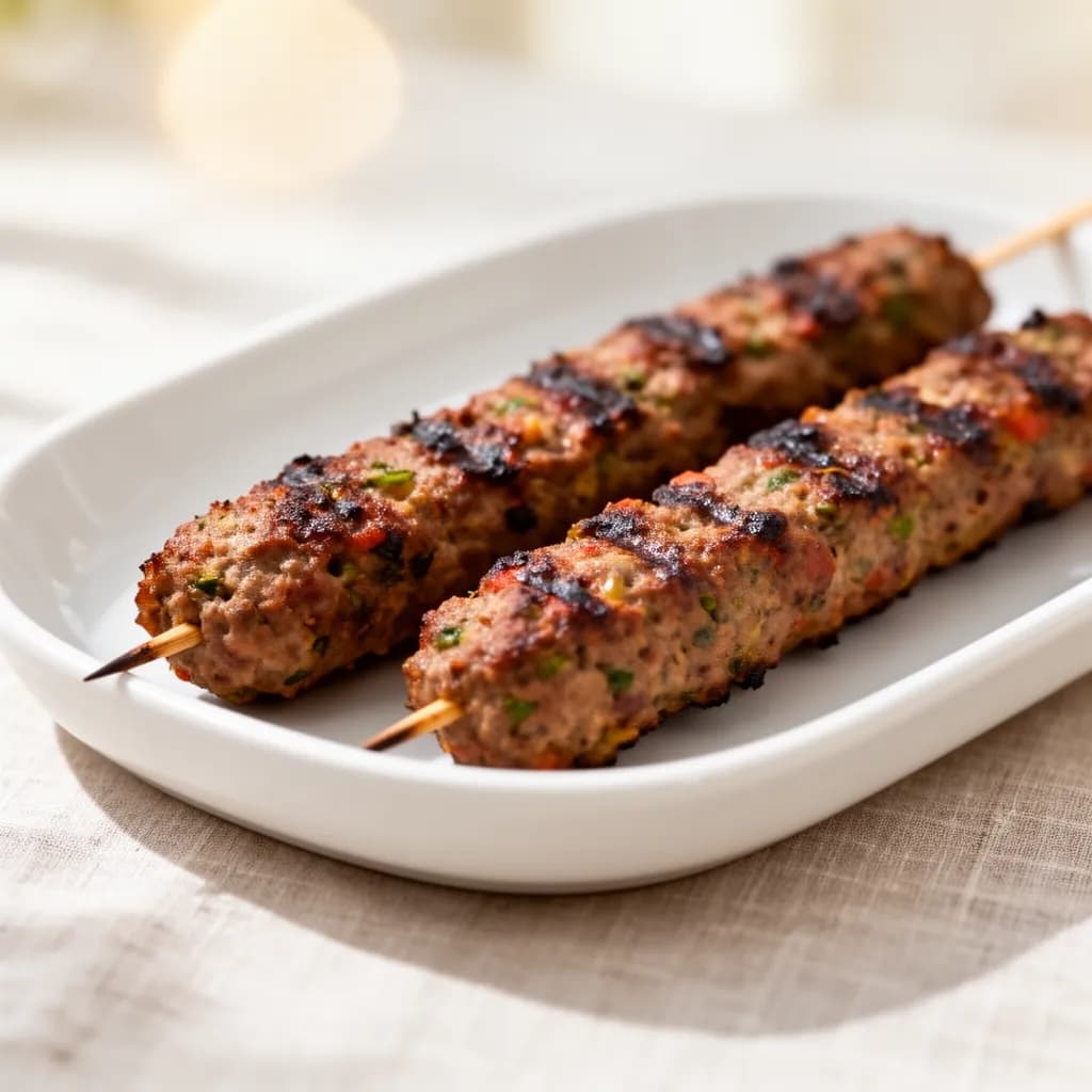 Seekh Kabab — restaurant-quality dish photo for an online ordering menu