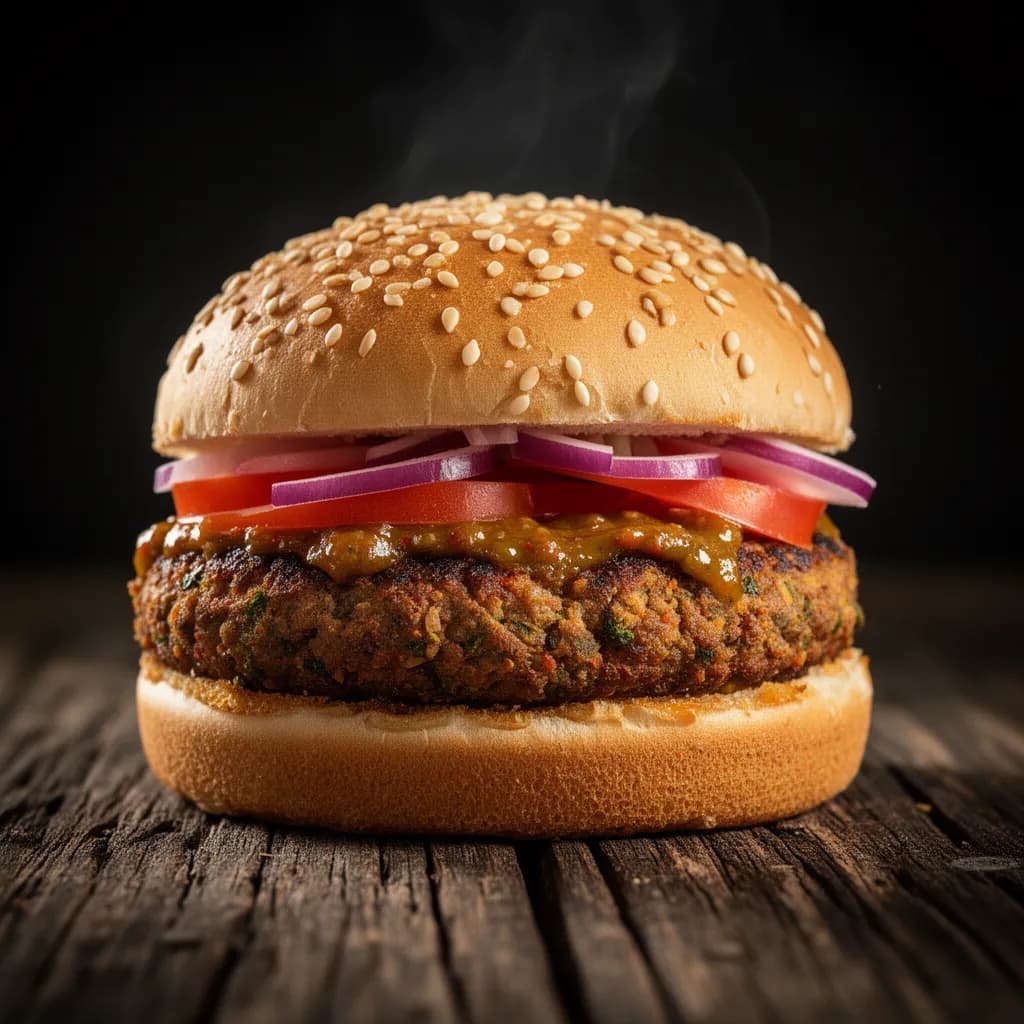 Chapli Kabab Burger
